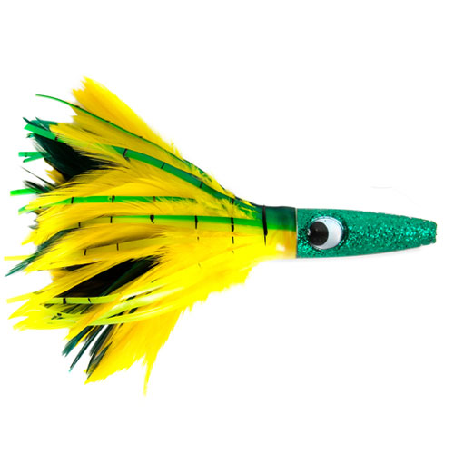 C&H Wahoo Whacker Feather Lure (Dolphin Feather Skirt) - Click Image to Close