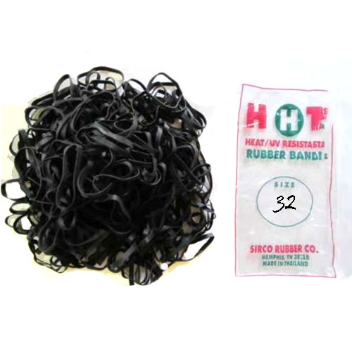 Fish N Stix UV & Heat Resistant black rubber bands